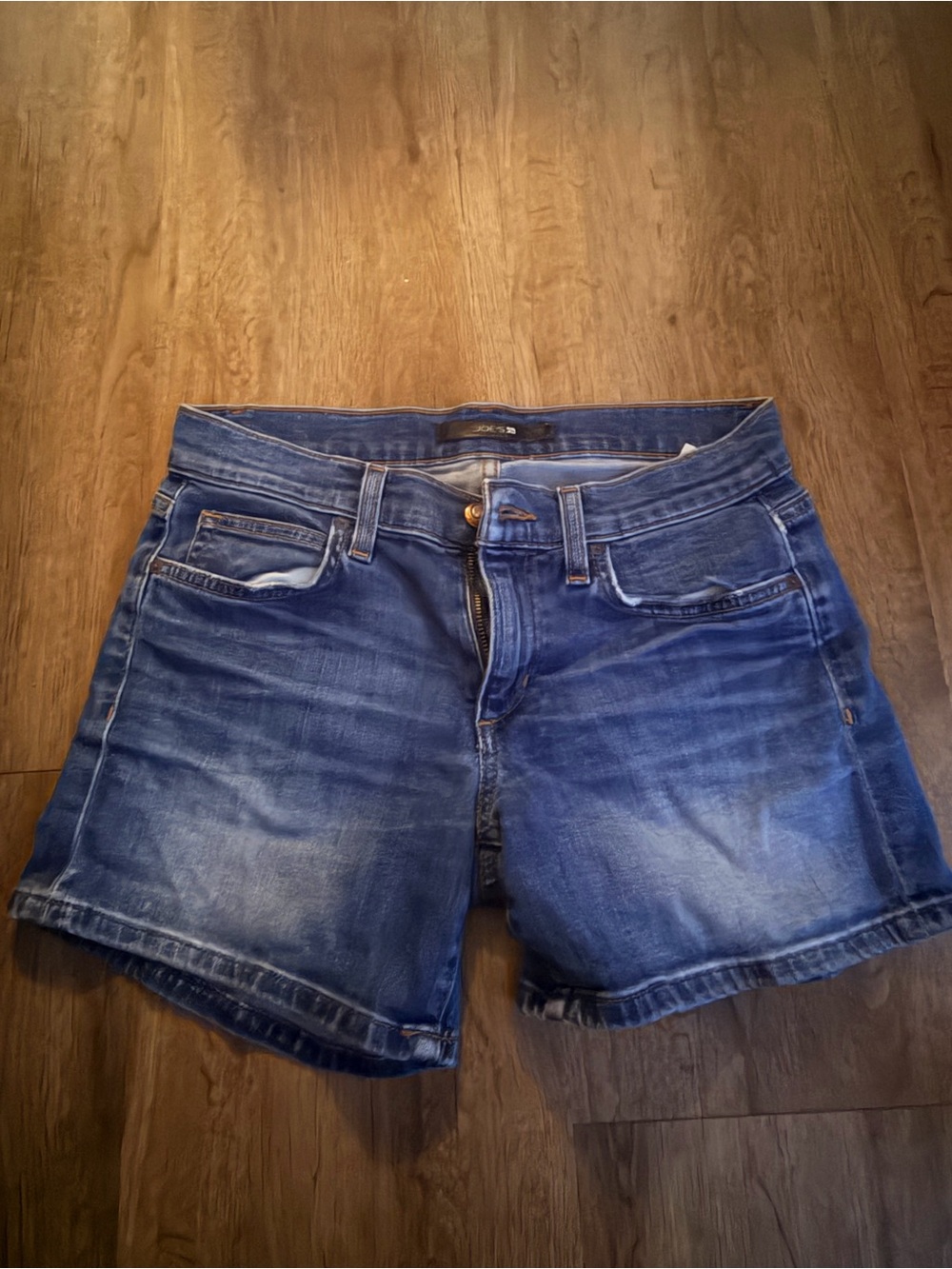Joe's Jeans Women's Blue Denim Jean Shorts - Picture 2 of 5